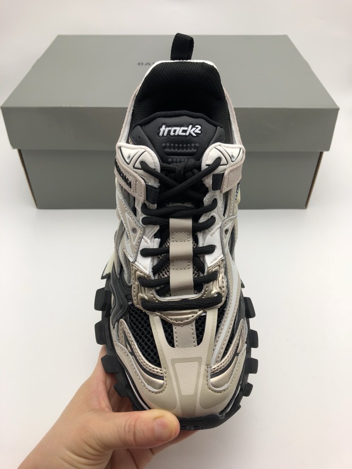 Balenciaga Womens Shoes Sneakers Luxury Brand Track 2.0 Clear Sole Sneaker with Original Box