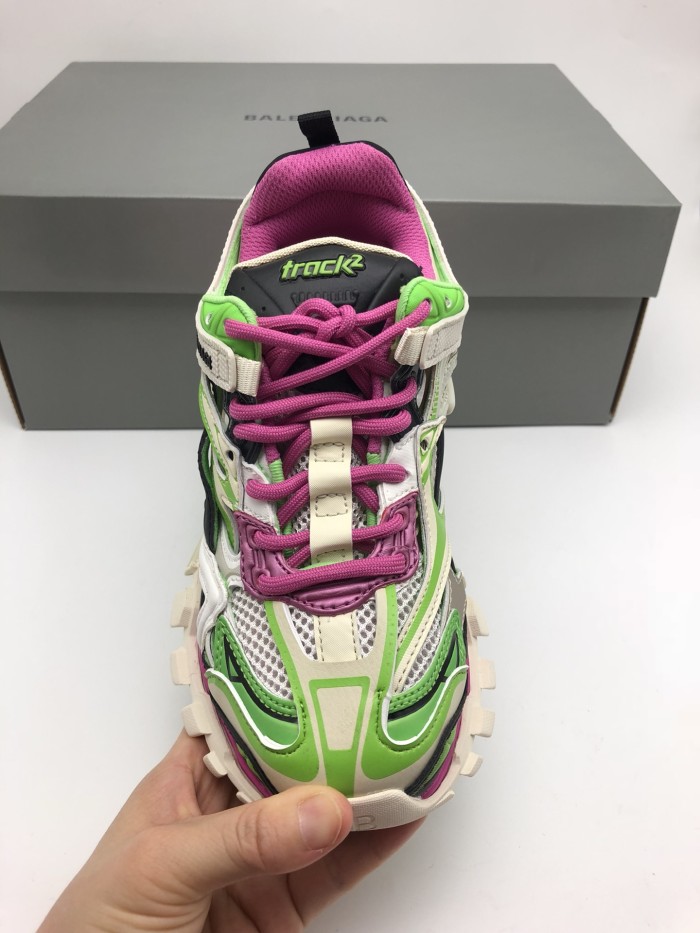 Balenciaga Mens Shoes Sneakers Luxury Brand Track 2.0 Clear Sole Sneaker with Original Box