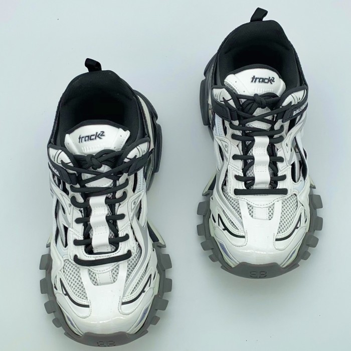 Balenciaga Womens Shoes Sneakers Luxury Brand Track 2.0 Clear Sole Sneaker with Original Box