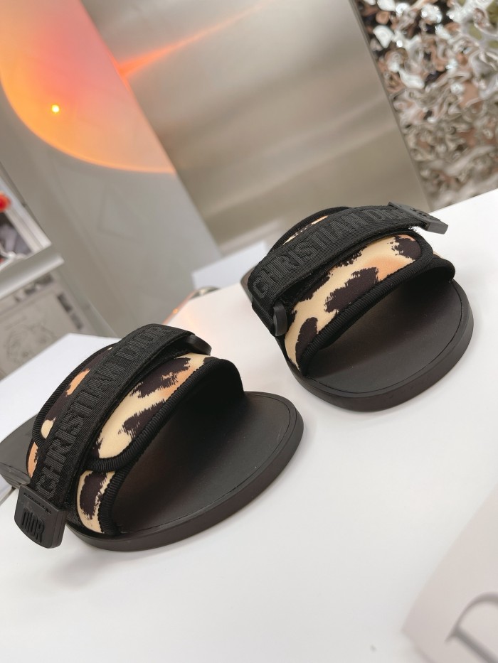 Dior Women Shoes Mule DWAY DIO(R)EVOLUTION SLIDE Luxury Brand DIO(R)EVOLUTION SLIDE BLACK Technical Fabric KCQ431CNF_S12U