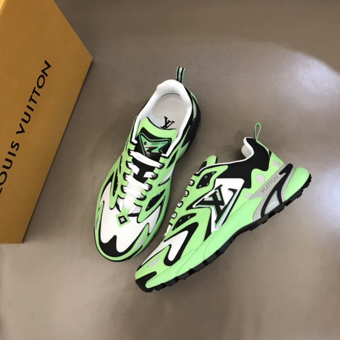 Louis Vuitton Men Shoes Fashion Sneakers Luxury Brand Mens LV RUNNER TATIC SNEAKER with Original Box
