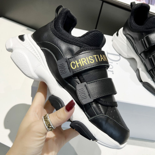 Dior Women Shoes Sneakers Luxury Brand D-WANDER SNEAKER Dior Oblique Technical Fabric with Original Box KCK299OBY_S56B