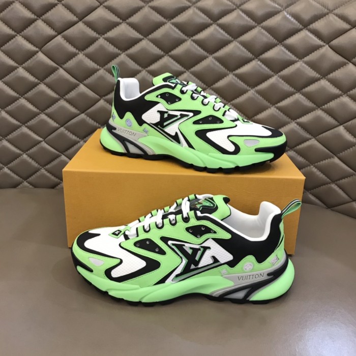 Louis Vuitton Men Shoes Fashion Sneakers Luxury Brand Mens LV RUNNER TATIC SNEAKER with Original Box
