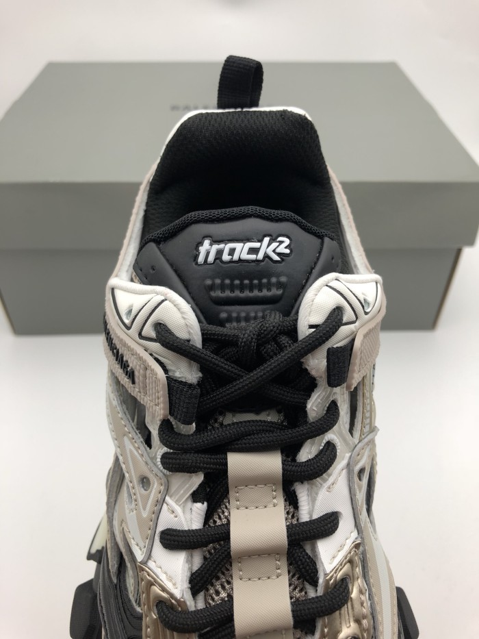 Balenciaga Mens Shoes Sneakers Luxury Brand Track 2.0 Clear Sole Sneaker with Original Box