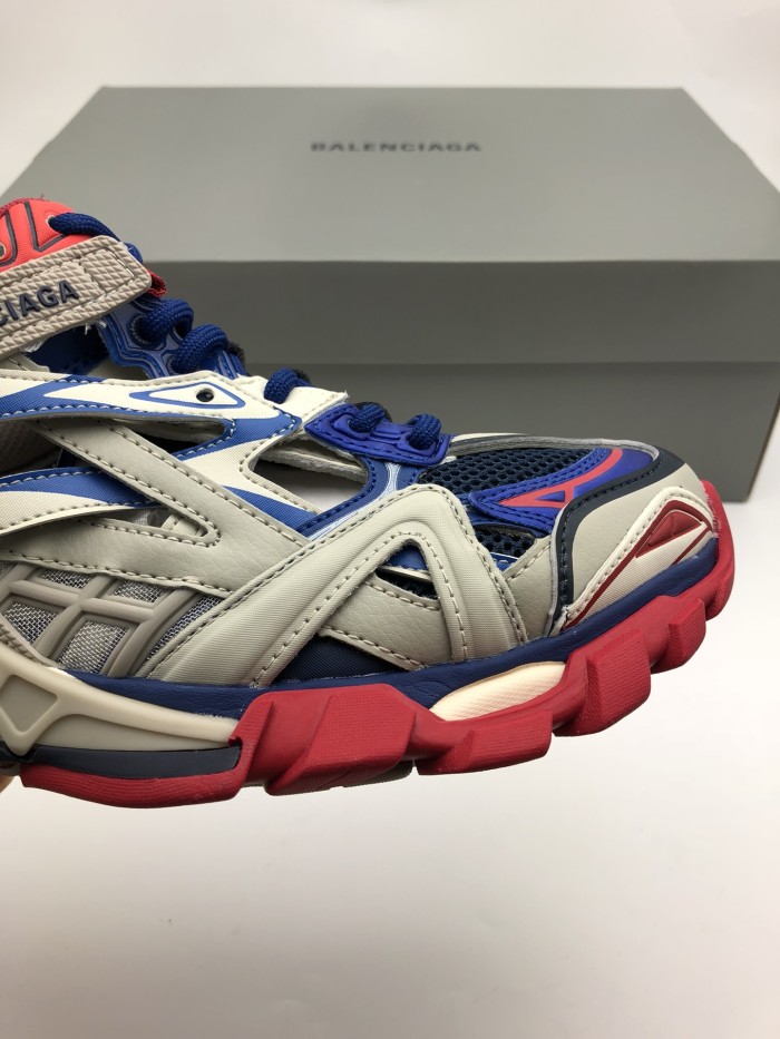 Balenciaga Mens Shoes Sneakers Luxury Brand Track 2.0 Clear Sole Sneaker with Original Box