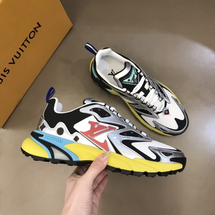 Louis Vuitton Men Shoes Fashion Sneakers Luxury Brand Mens LV RUNNER TATIC SNEAKER with Original Box