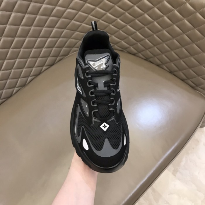 Louis Vuitton Men Shoes Fashion Sneakers Luxury Brand Mens LV RUNNER TATIC SNEAKER with Original Box