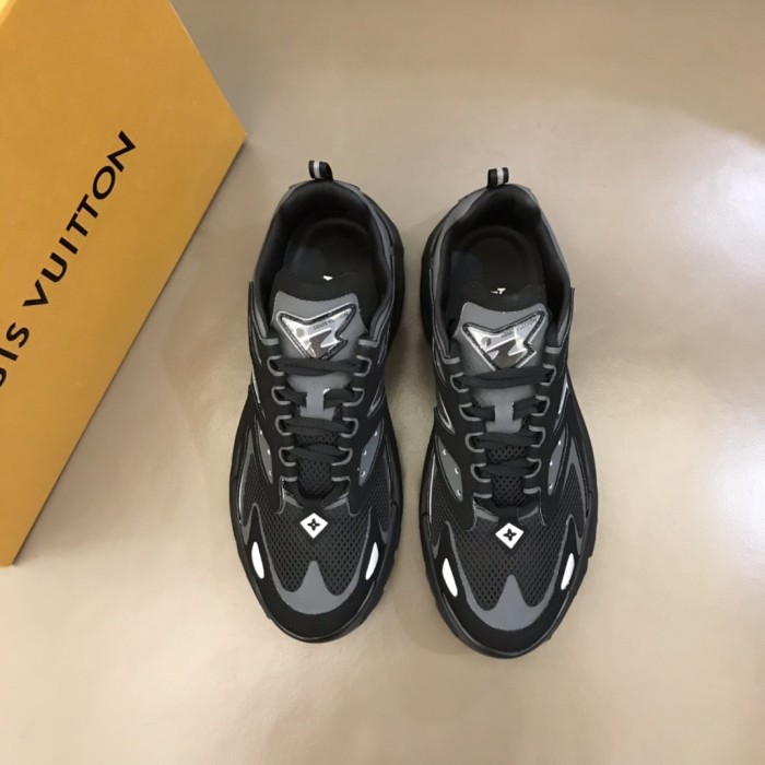 Louis Vuitton Men Shoes Fashion Sneakers Luxury Brand Mens LV RUNNER TATIC SNEAKER with Original Box