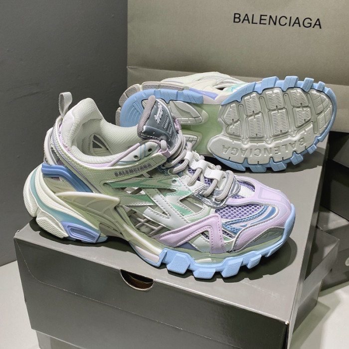 Balenciaga Womens Shoes Sneakers Luxury Brand Track 2.0 Clear Sole Sneaker with Original Box
