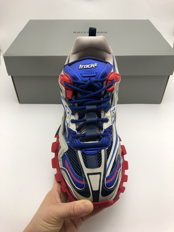 Balenciaga Womens Shoes Sneakers Luxury Brand Track 2.0 Clear Sole Sneaker with Original Box