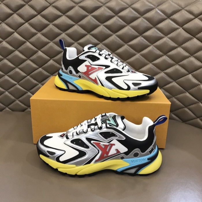 Louis Vuitton Men Shoes Fashion Sneakers Luxury Brand Mens LV RUNNER TATIC SNEAKER with Original Box