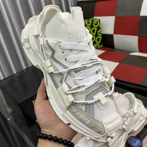 Dolce&Gabbana Men Shoes Sneakers Luxury Brand Mixed-materials Space sneakers with Original Box DG logo CS1963AQ4088B441