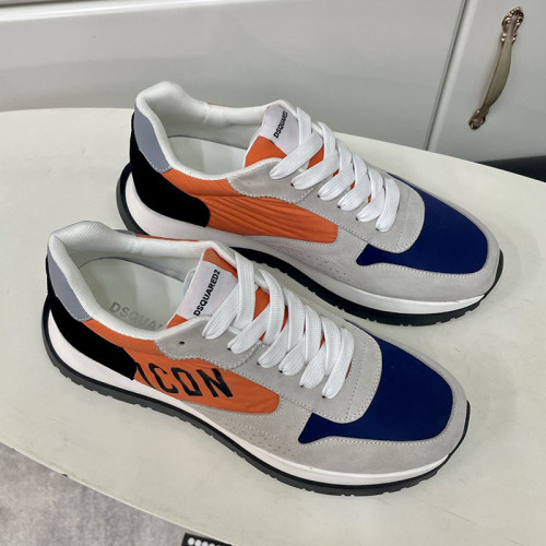 Dsquared2 Men Shoes Sneakers Luxury Brand Breathable RUN DS2 LEGEND Boxer Bumper SNEAKERS with Original Box
