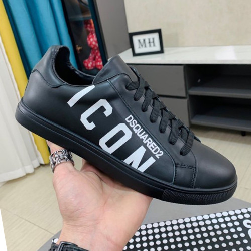 Dsquared2 Men Shoes Sneakers Luxury Brand Breathable RUN DS2 LEGEND Boxer Bumper SNEAKERS with Original Box