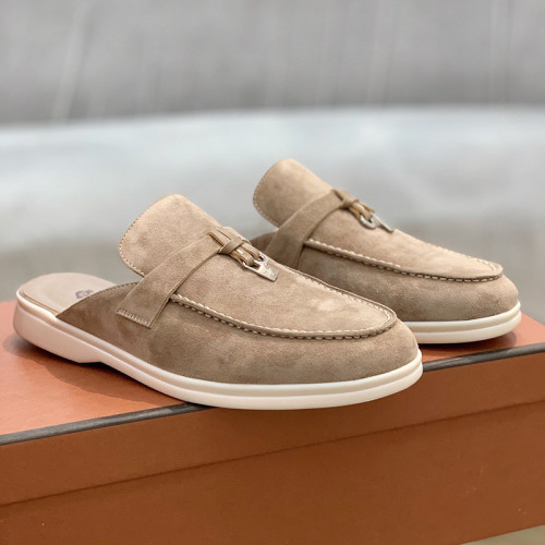 Loro Piana Womens Shoes Loafers Sandals Slippers Casual Design Luxury Brand Fashion Shoes for Women with Original Box