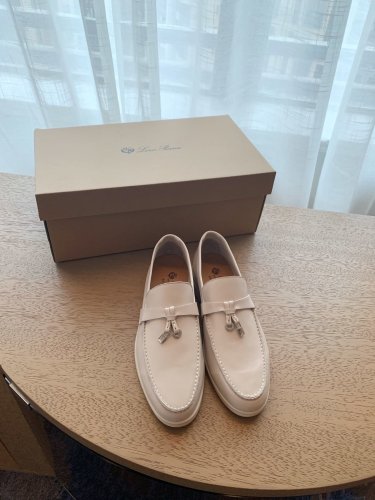 Loro Piana Womens Shoes Loafers Casual Design Luxury Brand Fashion Shoes for Women with Original Box