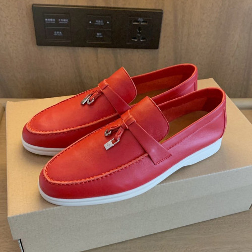 Loro Piana Womens Shoes Loafers Casual Design Luxury Brand Fashion Shoes for Women with Original Box