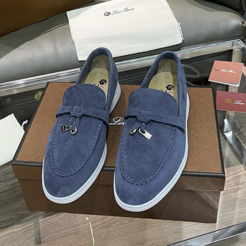 Loro Piana Womens Shoes Loafers Casual Design Luxury Brand Fashion Shoes for Women with Original Box No.17