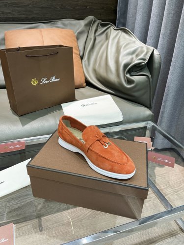 Loro Piana Womens Shoes Loafers Casual Design Luxury Brand Fashion Shoes for Women with Original Box No.5