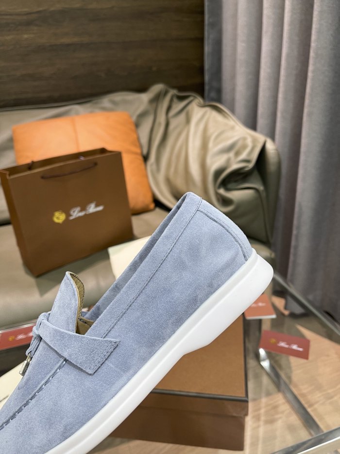 Loro Piana Womens Shoes Loafers Casual Design Luxury Brand Fashion Shoes for Women with Original Box No.19