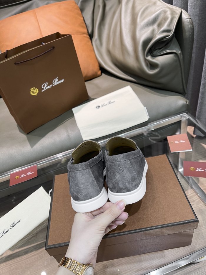 Loro Piana Womens Shoes Loafers Casual Design Luxury Brand Fashion Shoes for Women with Original Box No.14