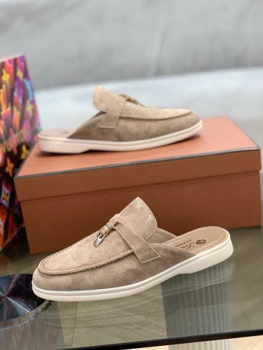 Loro Piana Womens Shoes Loafers Sandals Slippers Casual Design Luxury Brand Fashion Shoes for Women with Original Box