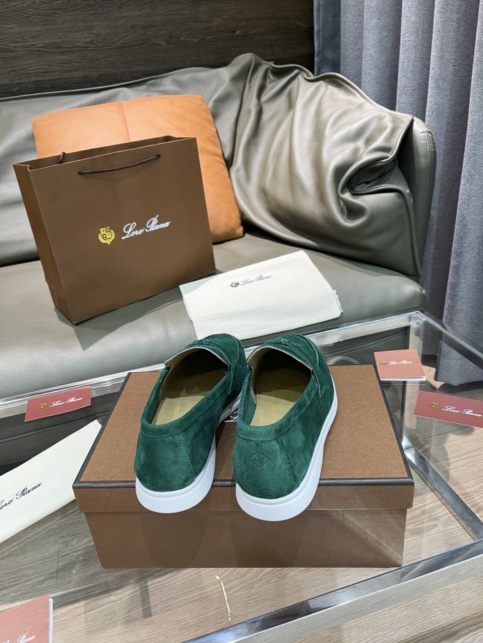 Loro Piana Womens Shoes Loafers Casual Design Luxury Brand Fashion Shoes for Women with Original Box No.9