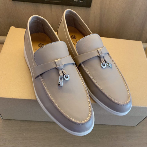 Loro Piana Womens Shoes Loafers Casual Design Luxury Brand Fashion Shoes for Women with Original Box