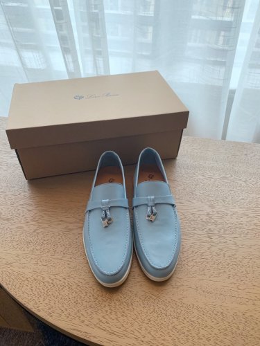 Loro Piana Womens Shoes Loafers Casual Design Luxury Brand Fashion Shoes for Women with Original Box