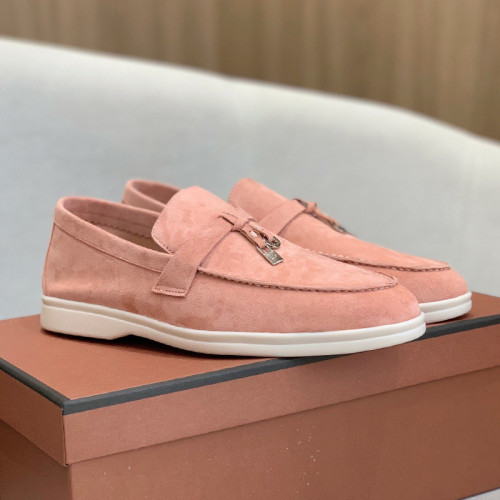 Loro Piana Womens Shoes Loafers Casual Design Luxury Brand Fashion Shoes for Women with Original Box