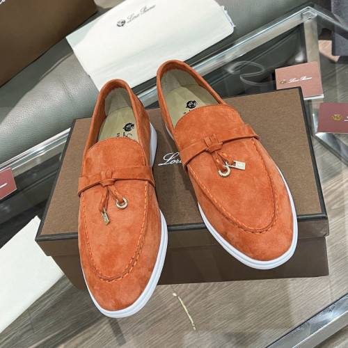 Loro Piana Womens Shoes Loafers Casual Design Luxury Brand Fashion Shoes for Women with Original Box No.5