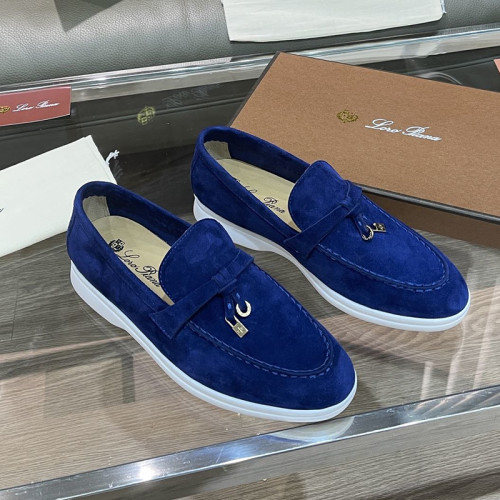Loro Piana Womens Shoes Loafers Casual Design Luxury Brand Fashion Shoes for Women with Original Box No.20