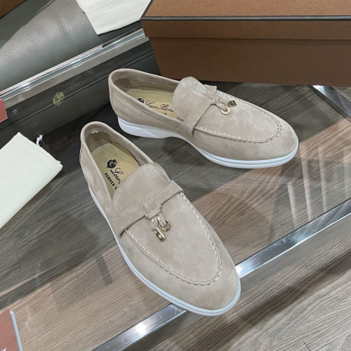 Loro Piana Womens Shoes Loafers Casual Design Luxury Brand Fashion Shoes for Women with Original Box No.4