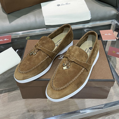 Loro Piana Womens Shoes Loafers Casual Design Luxury Brand Fashion Shoes for Women with Original Box No.10
