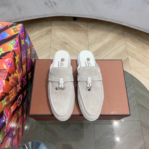 Loro Piana Womens Shoes Loafers Sandals Slippers Casual Design Luxury Brand Fashion Shoes for Women with Original Box