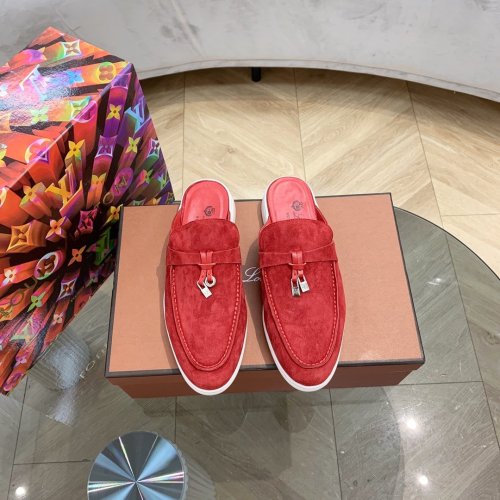 Loro Piana Womens Shoes Loafers Sandals Slippers Casual Design Luxury Brand Fashion Shoes for Women with Original Box