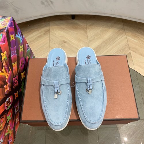 Loro Piana Womens Shoes Loafers Sandals Slippers Casual Design Luxury Brand Fashion Shoes for Women with Original Box
