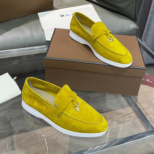 Loro Piana Womens Shoes Loafers Casual Design Luxury Brand Fashion Shoes for Women with Original Box No.3