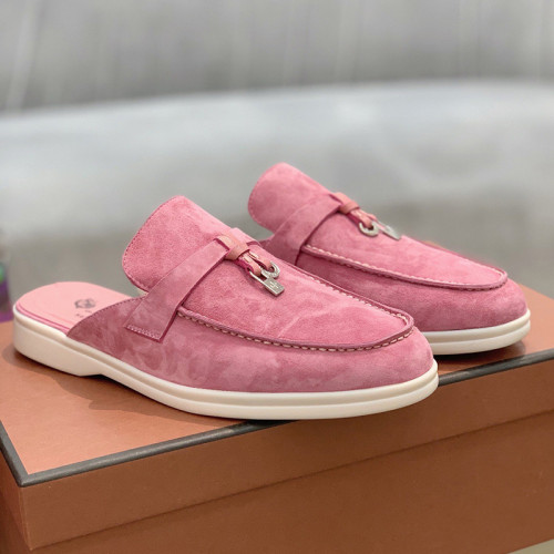 Loro Piana Womens Shoes Loafers Sandals Slippers Casual Design Luxury Brand Fashion Shoes for Women with Original Box
