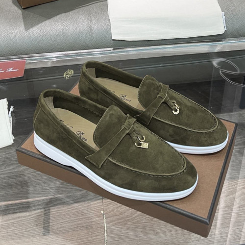 Loro Piana Womens Shoes Loafers Casual Design Luxury Brand Fashion Shoes for Women with Original Box No.1