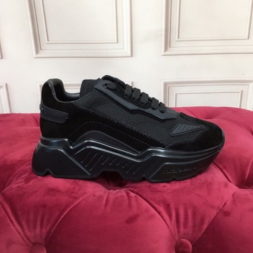 Dolce&Gabbana Men Shoes Sneakers Luxury Brand Mixed-material Daymaster sneakers with DG logo CS1941AQ7098B706