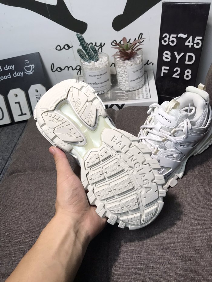 Balenciaga Mens Shoes Sneakers Luxury Brand Track 3.0 Clear Sole Sneaker with Original Box