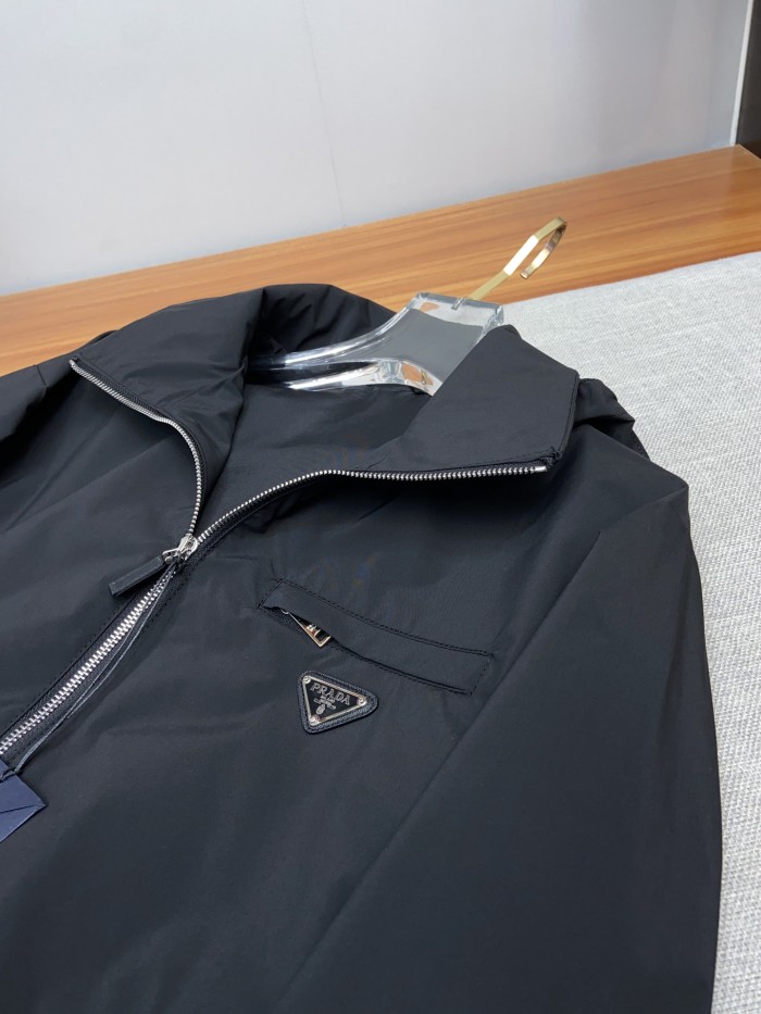 Prada Design Fashion Mens Jackets Thin Design Luxury Brand