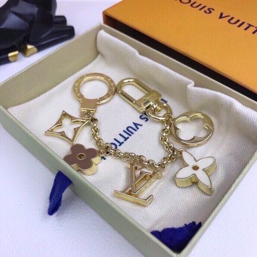 Louis Vuitton FLEUR DE MONOGRAM BAG CHARM CHAIN Luxury Brand with Original Box M65111