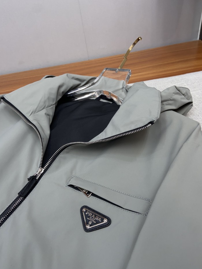 Prada Design Fashion Mens Jackets Thin Design Luxury Brand