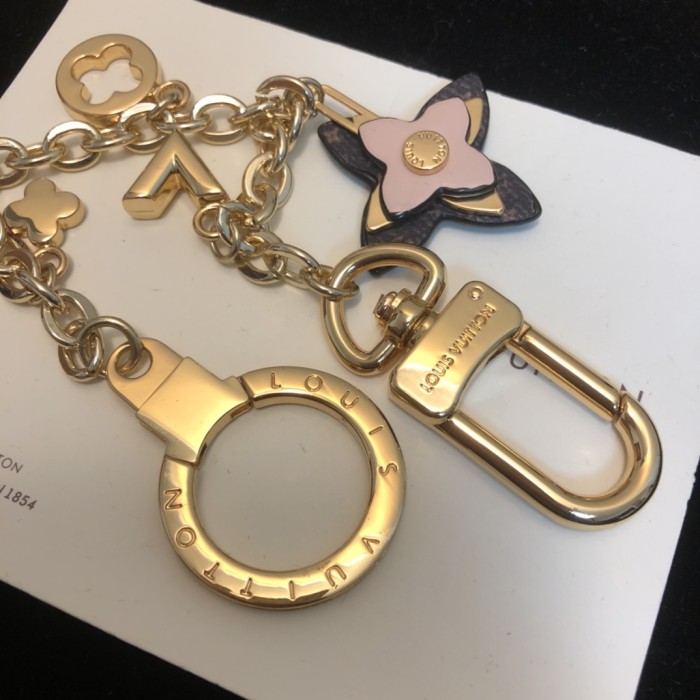 Louis Vuitton BLOOMING FLOWERS CHAIN BAG CHARM AND KEY HOLDER Luxury Brand with Original Box M63086