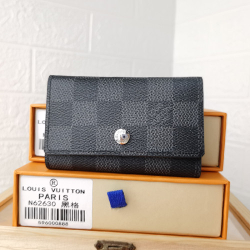 Louis Vuitton 6 KEY HOLDER Damier Ebene canvas Luxury Brand with Original Box N62630