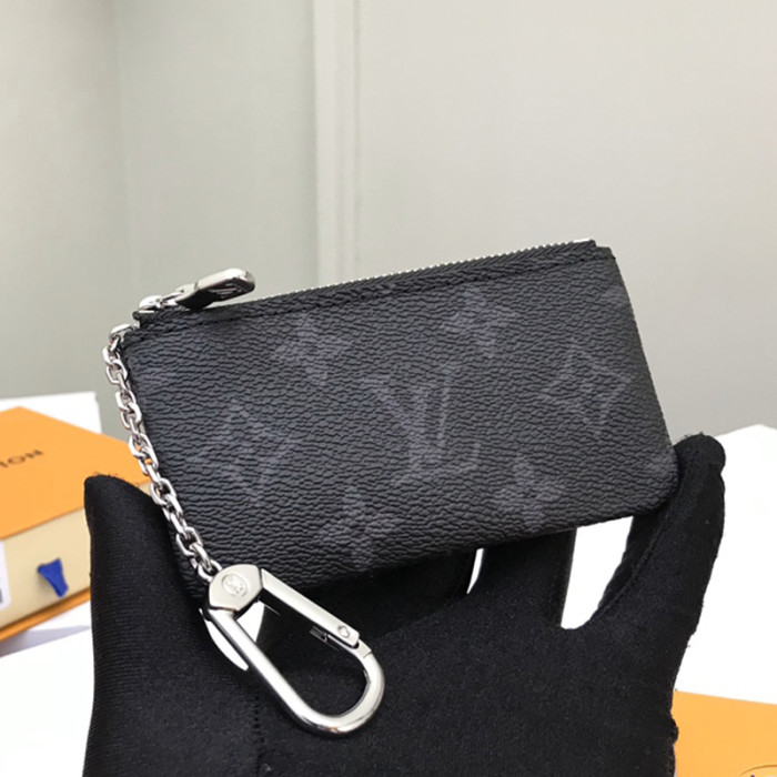 Louis Vuitton KEY POUCH Monogram canvas Armagnac Luxury Brand with Original Box M62650