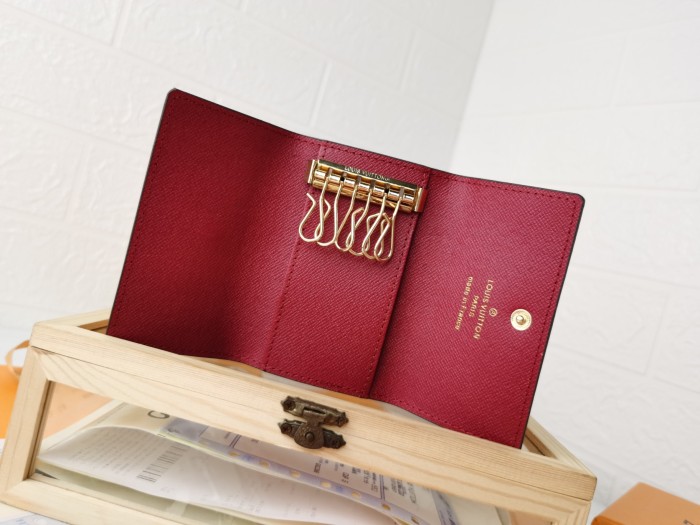 Louis Vuitton 6 KEY HOLDER Damier Ebene canvas Luxury Brand with Original Box N62630