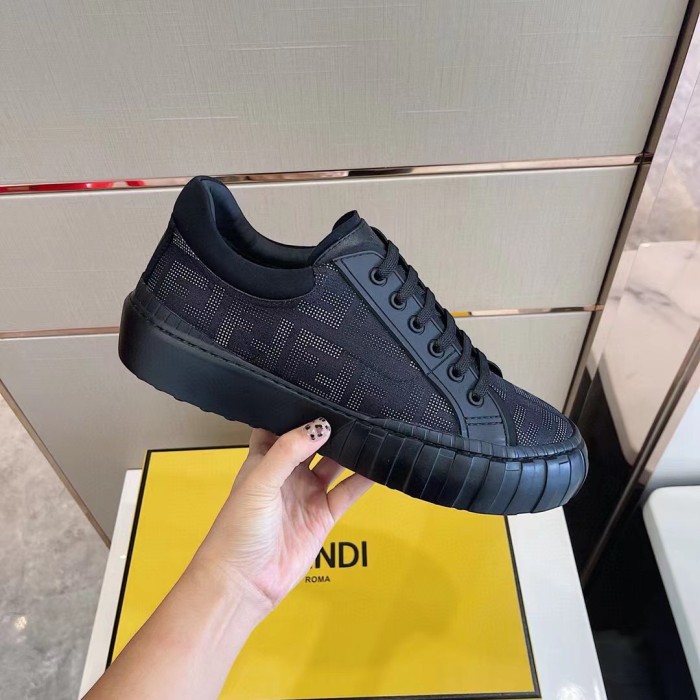 Fendi Mens Shoes Fashion Sneakers Luxury Brand Casual Shoes for Men with Original Box